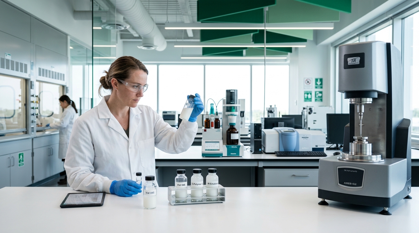 Specialty chemistry R&D laboratory and testing instruments at Kshetragna Agronym